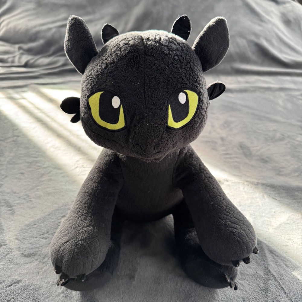 Build-a-Bear Toothless Plush How to Train Your Dragon Kids Stuffed Animal 13 in.